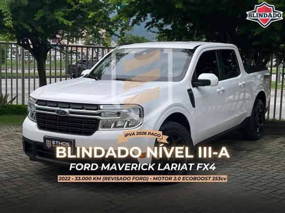 FORD MAVERICK 2.0 ECOBOOST GASOLINA LARIAT FX4 AUTOMÁTICO FORD MAVERICK 2.0 ECOBOOST GASOLINA LARIAT FX4 AUTOMÁTICO